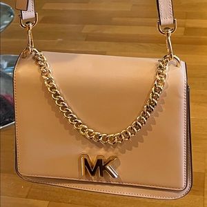 Soft pink Michael Kors shoulder bag. GENTLY USED